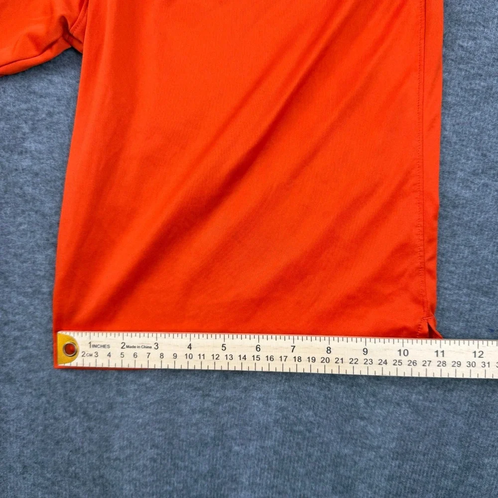 Under Armour Basketball Shorts Mens YXL‎ Orange Navy Blue Athletic Loose Fit